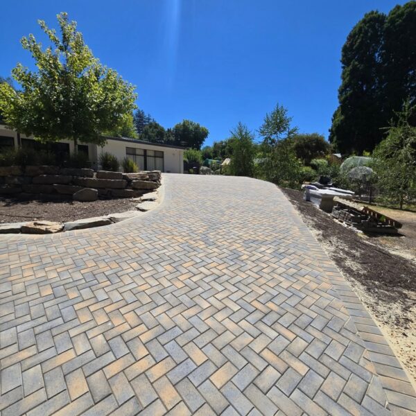 Driveway Paving | Commercial Brick Paver 60mm | Coppertone | Hills Endless Landscapes2